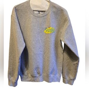 Urban Outfitters Gray Seinfeld Sweatshirt, Size S, A Show About Nothing, Unisex